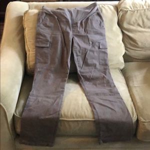 Old Navy brown maternity pants